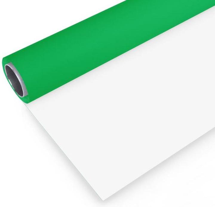 Actual product image Bresser Vinyl background roll 2.72x4m green/white (272 cm, 400 cm)
