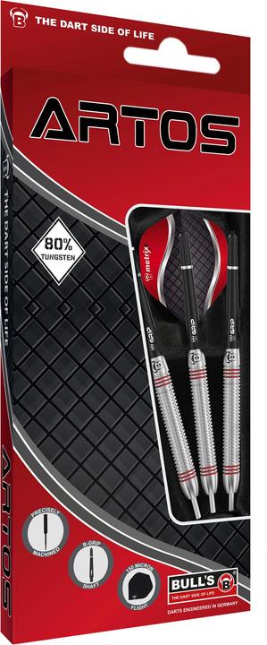 Produktbild Bull's Artos AR3 Steeldart, Red 80% Tungsten (24 g)