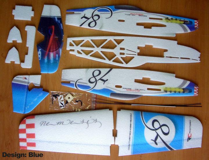 Actual product image RC Factory RC-Factory Nemesis Blue Racing series EPP (Aerobatics)
