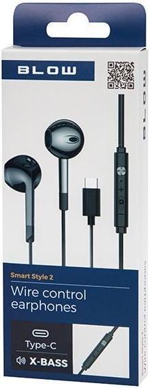 Produktbild Blow Headphones B-17 Black USB-C (Kabelgebunden)