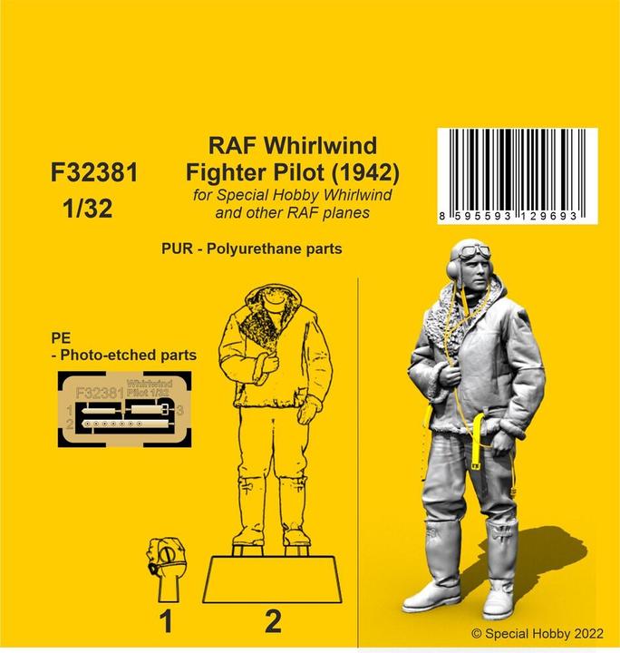 Actual product image CMK RAF Whirlwind Fighter Pilot (1942) 1/32