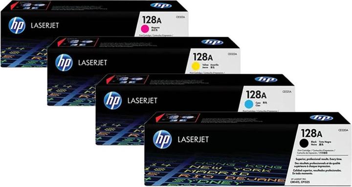 Image du produit HP Original CE320A / 128A SET Set avec les quatre couleurs (M, CF, C, Y)
