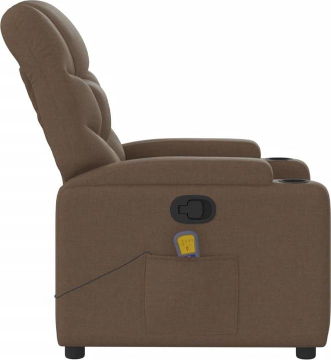 Produktbild VidaXL Massagesessel Braun Stoff,Farbe: Braun,Material: Stoff (100