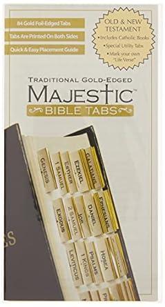 Immagine prodotto Majestic Traditional Gold Bible Tabs Mini (Inglese, Claire Ellie, 2008)