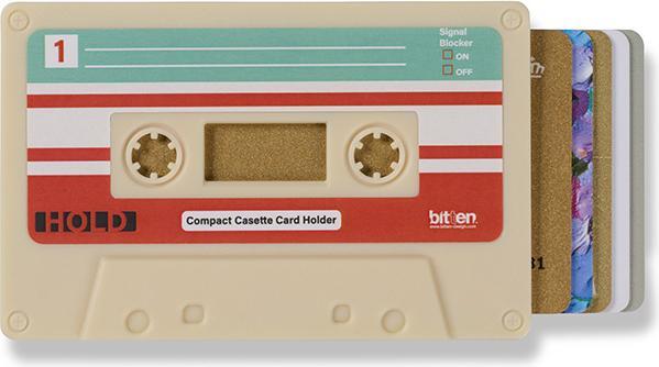 Actual product image Bitten Cassette Card Holder Cream