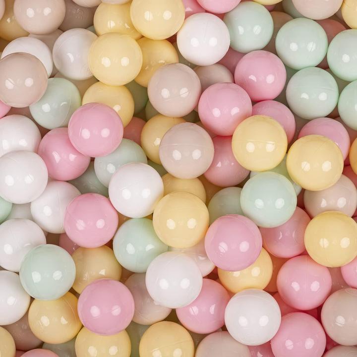 Produktbild Milkii Bälle für Bällebad 100 Stk. & Aufbewahrungstasche, ∅ 7cm, Candy