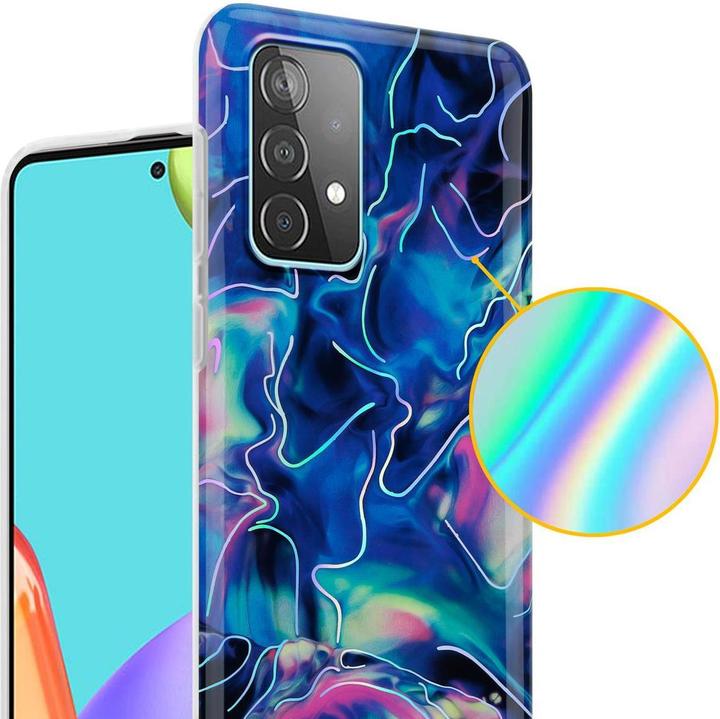 Produktbild Cadorabo IMD TPU Bunter Marmor Cover (Samsung Galaxy A52, Samsung Galaxy A52 5G, Samsung Galaxy A52s 5G)