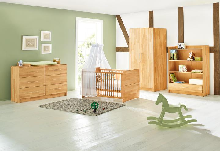 Pinolino Natura extrabreit (Babybett, Wickelkommode, Kinderkleiderschrank)