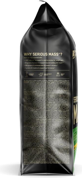 Actual product image Optimum Nutrition Serious Mass (Banana, 1 pcs., 5450 g)