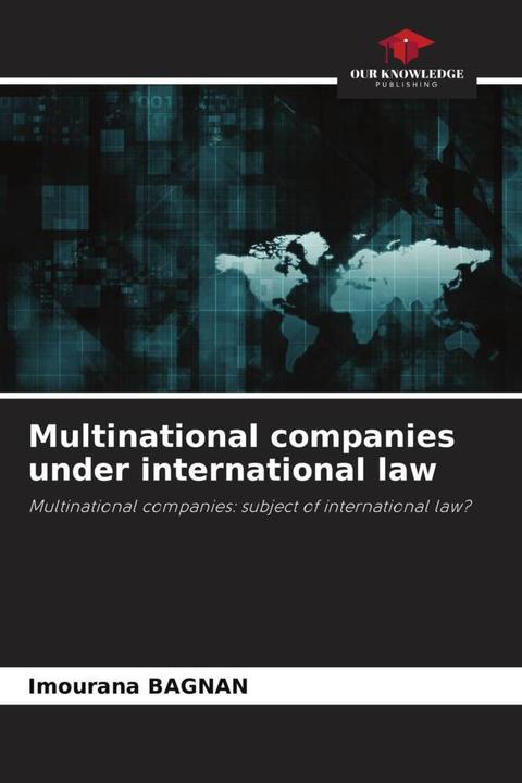 Produktbild Multinational companies under international law (Deutsch, Imourana BAGNAN, 2024)