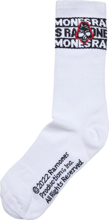 Image du produit Merchcode Ramones Skull Socks 2-Pack - 19829 (lot de 2, 47 - 50)