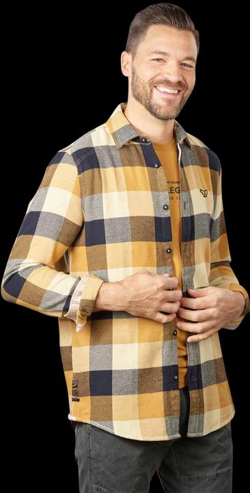 Pme Legend Heavy Cotton Shirt Twill Check Wood Thrush