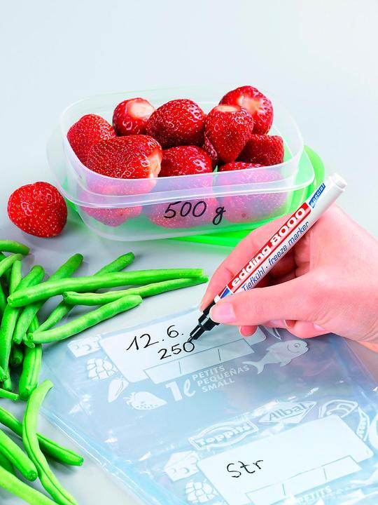 Actual product image Edding Deep freeze marker 8000 (Black, 1 mm, 1 x)