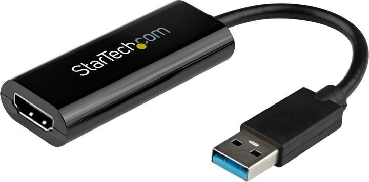 Produktbild StarTech Slim USB 3.0 HDMI Video Card (USB-A, 19 cm)