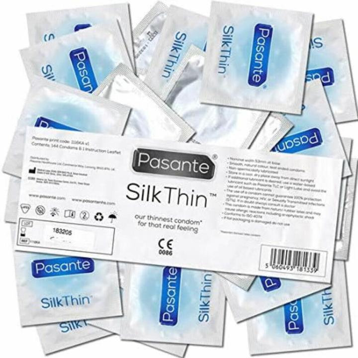 Actual product image Pasante Silk Thin Condoms - 144 Pcs (144 pcs.)