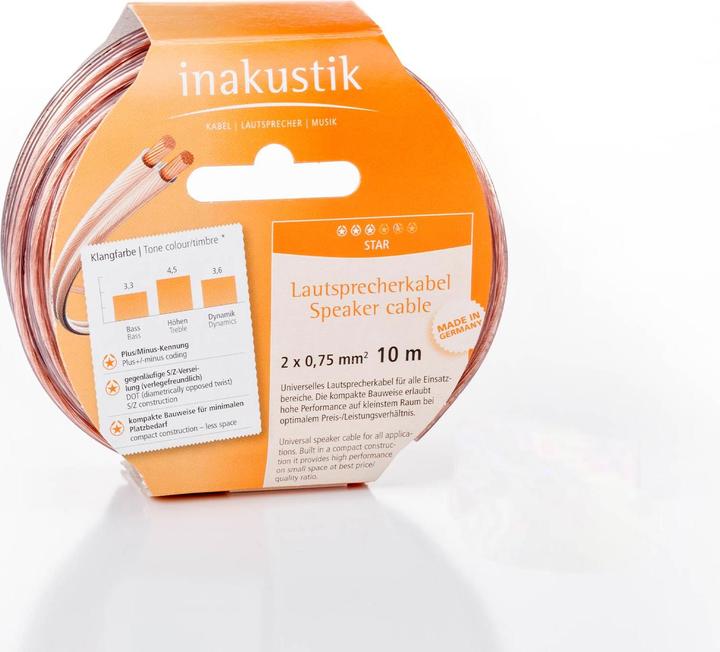 Inakustik Star (10 m, 0.75 mm²)