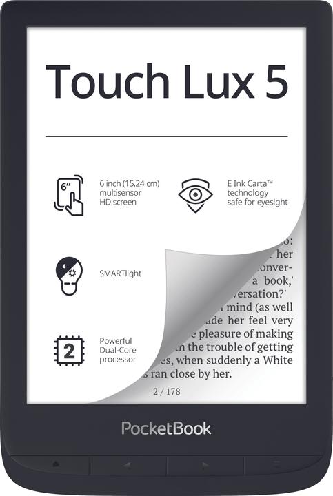 PocketBook Touch Lux 5 (6", 8 GB, Ink Black)