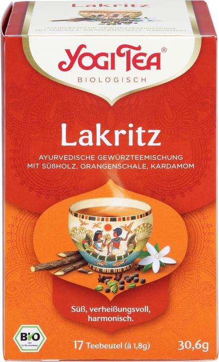 Produktbild Yogi Tea Lakritz ayurverdische Gewürzteemischung, 17 St. Filterbeutel (30.60 g)