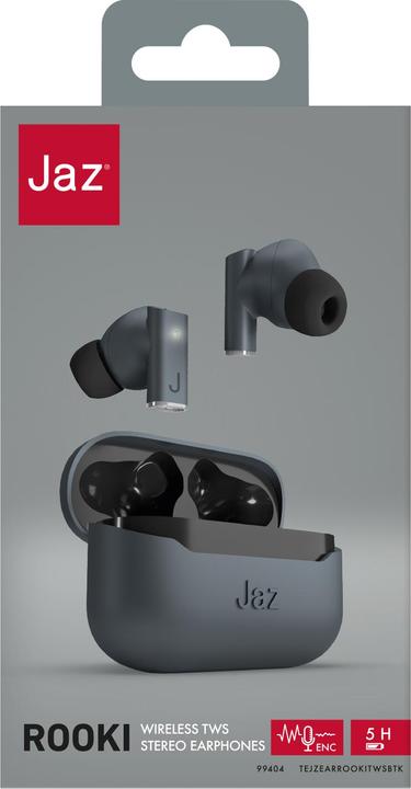 Produktbild SBS Dou-Kopfhörer. BT TWS JAZ Rooki ENC Schwarz (ANC, 5 h, Kabellos)