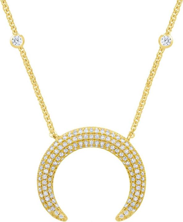 Immagine prodotto Candy Collana Asta, argento sterling 925, placcato oro (Placcato oro 18k, Argento 925, 42 - 45 cm)