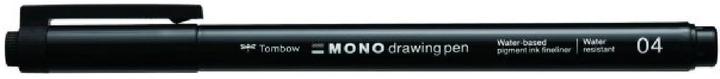 Actual product image Tombow Mono Drawing Pen (Black, 1 x)