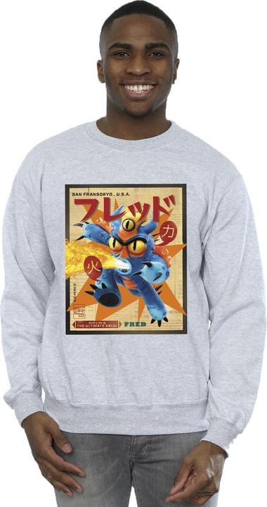 Produktbild Disney Big Hero 6 Baymax Fred Newspaper Sweatshirt (XXL)