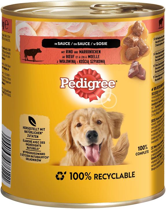 Produktbild Pedigree +Markknoch.Rind/Sauce (Adult, 800 g)