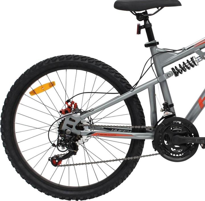 Productafbeelding ‎Huffy Merk Mountain dviratis, 24 colių, Mattas Pilkasis (24")