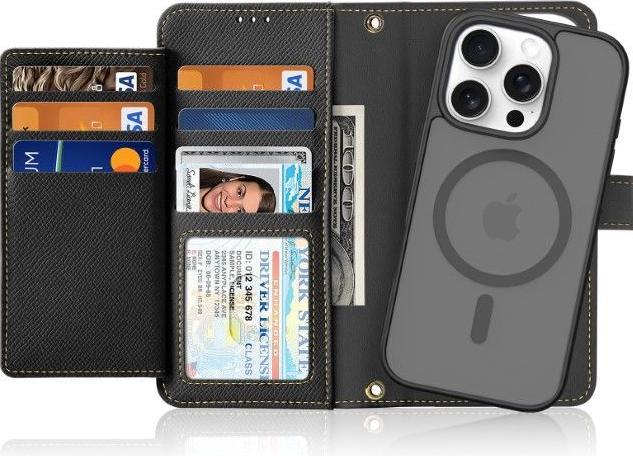 Produktbild Dux Ducis Lawa Series MagSafe Kunstleder Bookcover Hülle (Apple iPhone 16 Pro)