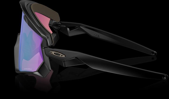 Actual product image Oakley Wind Jacket 2.0 (Mat Black, Prizm road jade)