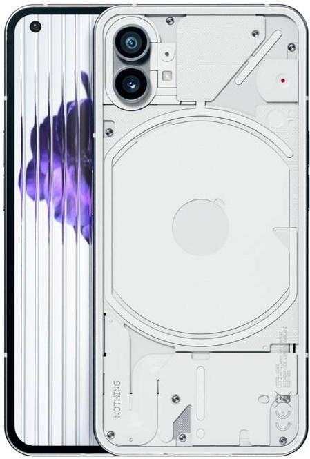 Nothing Phone (1) (8 Go) (256 Go, Blanc, 6.55", Double SIM, 50 Mpx, 5G)