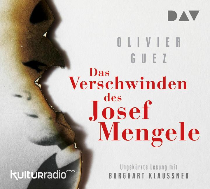Produktbild Das Verschwinden des Josef Mengele (Olivier Guez, Nicola Denis, Burghart Klaussner, Deutsch)