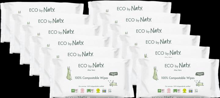 Actual product image Naty Sensitive Aloe Vera (672 Piece)