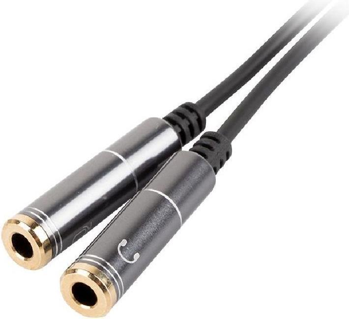 Immagine prodotto Genesis Cavo audio A20 Nero, Argento (0.13 m, Connettore da 3,5 mm (AUX))