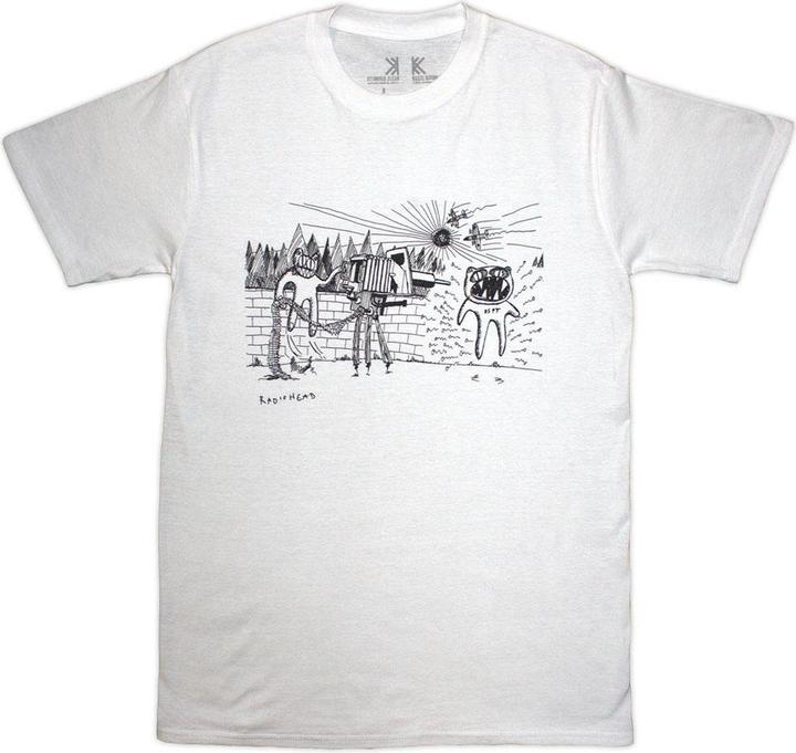 Actual product image Radiohead Unisex Adult Despot Organic T-Shirt (XL)