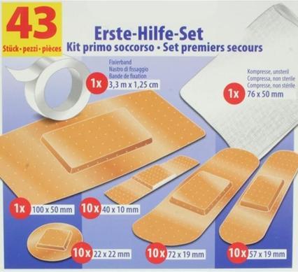 Image du produit Magni Kit de premiers secours 43 pcs. (Accessoires pour trousse de secours)