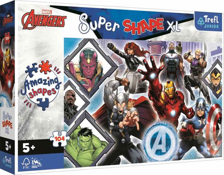 Immagine prodotto Magni Puzzle MARVEL AVENGERS XL 104 pezzi FSC-Mix (104 pezzi)