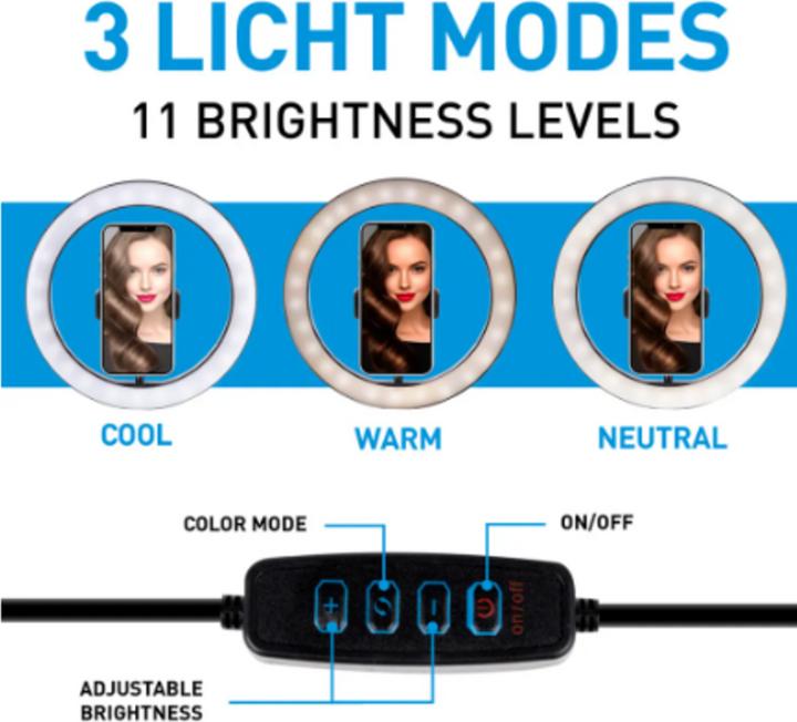 Actual product image Grundig Selfie light ring D25cm 120LED