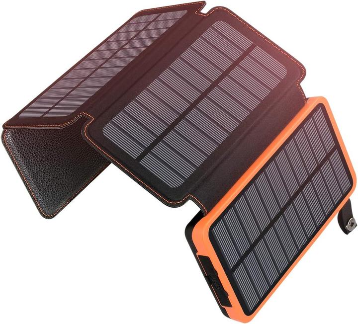 Image du produit A Addtop Banque de puissance solaire (25000 mAh, 5 W, 92.50 Wh)