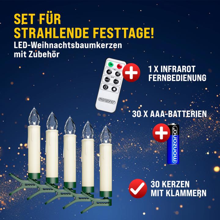 Immagine prodotto Monzana Candele per l'albero di Natale (1 x)