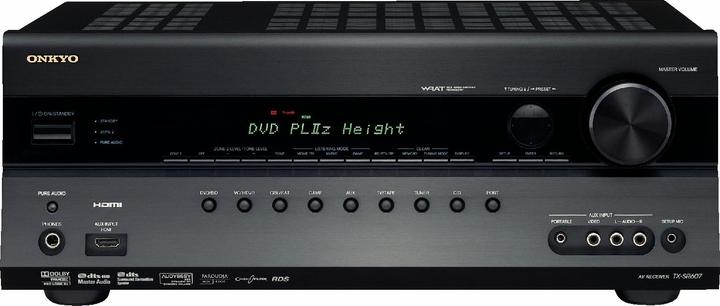Produktbild Onkyo TX-SR607, 7.2 Receiver, Dolby Logic IIz, Schwarz (Receiver)