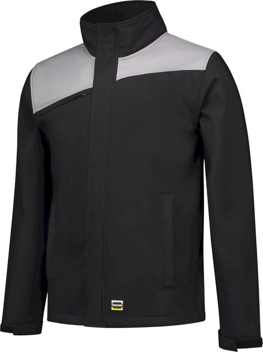 Produktbild Tricorp Softshell Bicolor -Nähte 402021 - Männer - Schwarz/Rot - xxl (XXL)