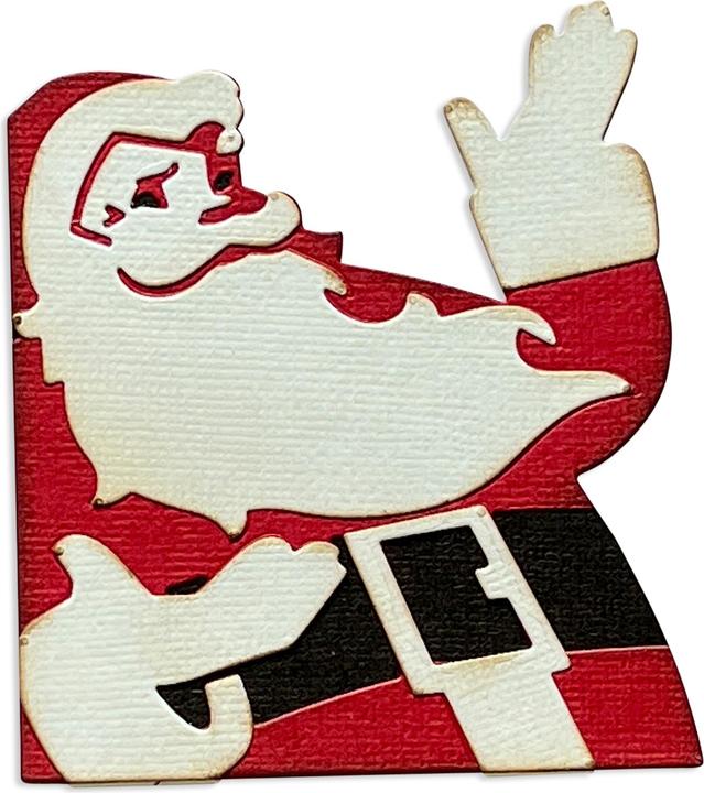 Image du produit Sizzix Thinlits pochoir de découpe "Retro Santa by Tim Holtz
