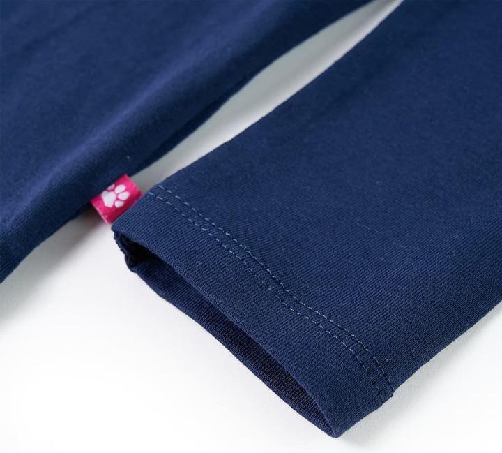 Produktbild VidaXL Kinder-Langarmshirt Marineblau 104,Material: 95 % Baumwolle (104)