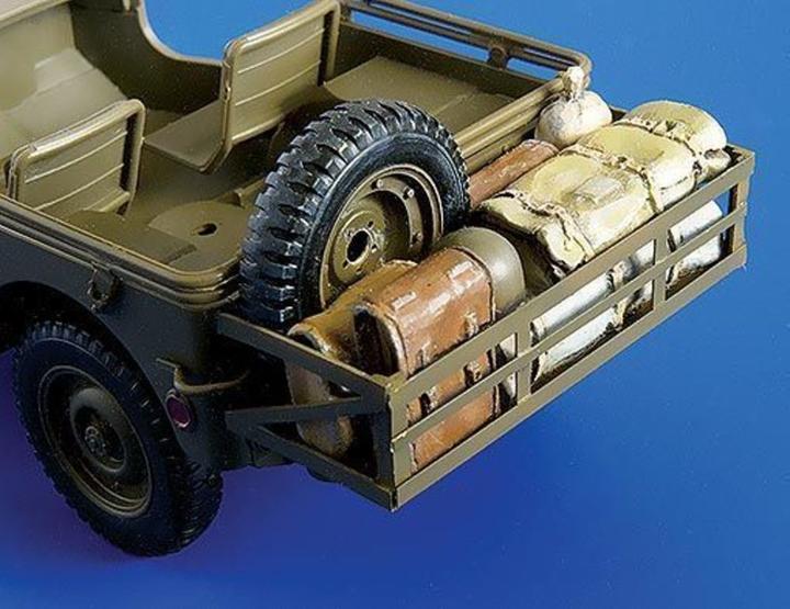 Produktbild Plus Model Anbau mit Gepäck für Tamiya Bausatz