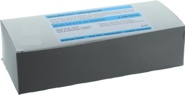 Actual product image Söhngen aluderm-aluplast plaster strips 100pcs. (1 x)