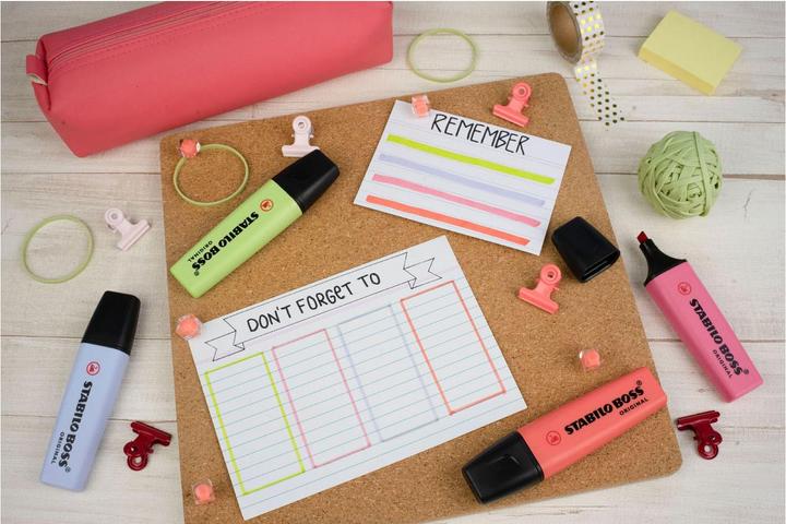 Image du produit STABILO Surligneur BOSS ORIGINAL Pastel (Assortiment, 5 mm, 8 x)