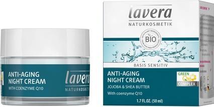 Lavera Bas Sen Nac Cr Q10 (50 ml, Nachtcreme)