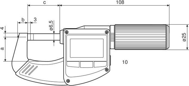 Immagine prodotto Mahr Micrometri digitali con stelo scorrevole e uscita dati (5 cm)