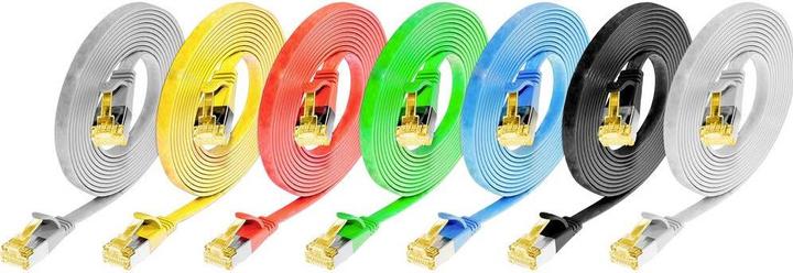 Actual product image Wirewin Slim patch cable: U/FTP, 2.0m, blue (U/FTP, CAT6a, 2 m)